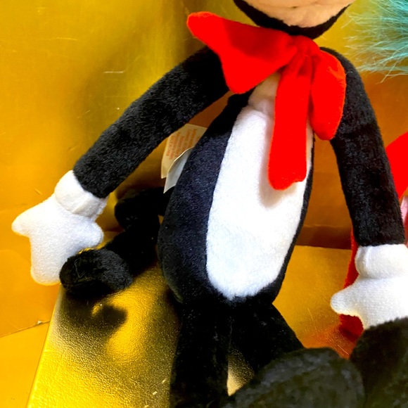DR SEUSS VTG 2003 CAT IN THE HAT & THING 2 PLUSH OFFICIAL MOVIE MERCHANDISE - Picture 9 of 12